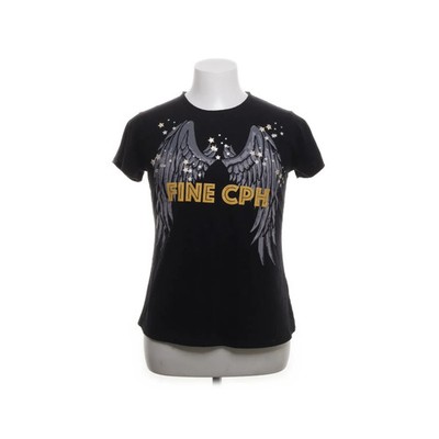 Fine, T-shirt, Größe: S, Schwarz, Baumwolle/Polyester, Print, Herren #SkW