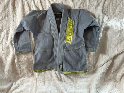 Tatami Animal Jiu-Jitsu Kimono Gray Yellow M00 Kids Unisex Jiu-Jitsu Gi