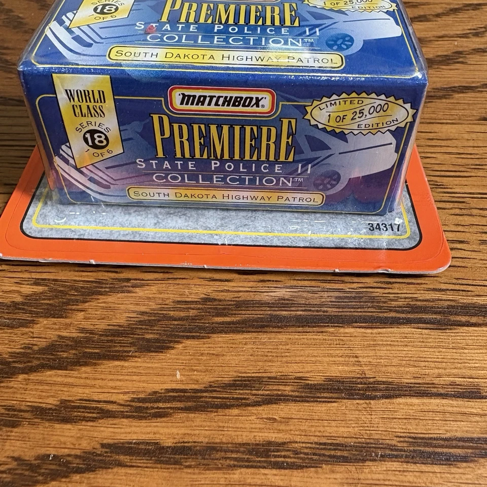 1997 Matchbox Premiere State Police Collection Series 18 South Dakota Hwy Patrol - Image 4 of 4