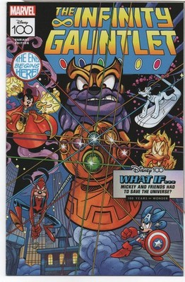 AMAZING SPIDER-MAN #23   LORENZO PASTROVICCHIO   DISNEY 100 INFINITY GAUNTLET