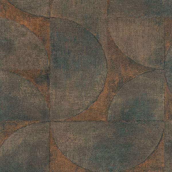32822 - Das Neue Design Buch Abstrakt Geometrisch Bronze Brown Galerie Tapete-image