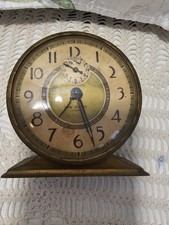RARE Vintage New Haven Slumber Stopper Wind Up Alarm Clock for Parts Repair
