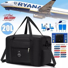 20L CABIN BAG UNDER SEAT CARRY ON TRAVEL BAG RYANAIR APPROVED 41*30*17cm NEW UK