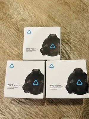 3X HTC VIVE Virtual Reality System - VR Body Tracker 2.0 with Dongle and Cable