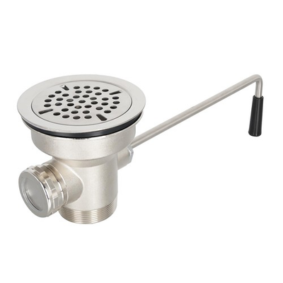 #ad Phivan 31 2 Inch Commercial Sink Drain with Lever Handle Kitchen Sink Opening... $81.05