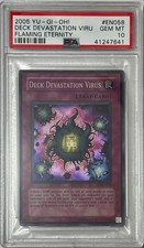 2005 Yu-Gi-Oh! PSA 10 GEM-MT ‘Deck Devastation Virus’ FET-EN058 ~SUPER RARE~
