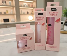 Glow Up Skincare Set 3-Piece Bundle - Toner, Serum, & Night Moisturizer