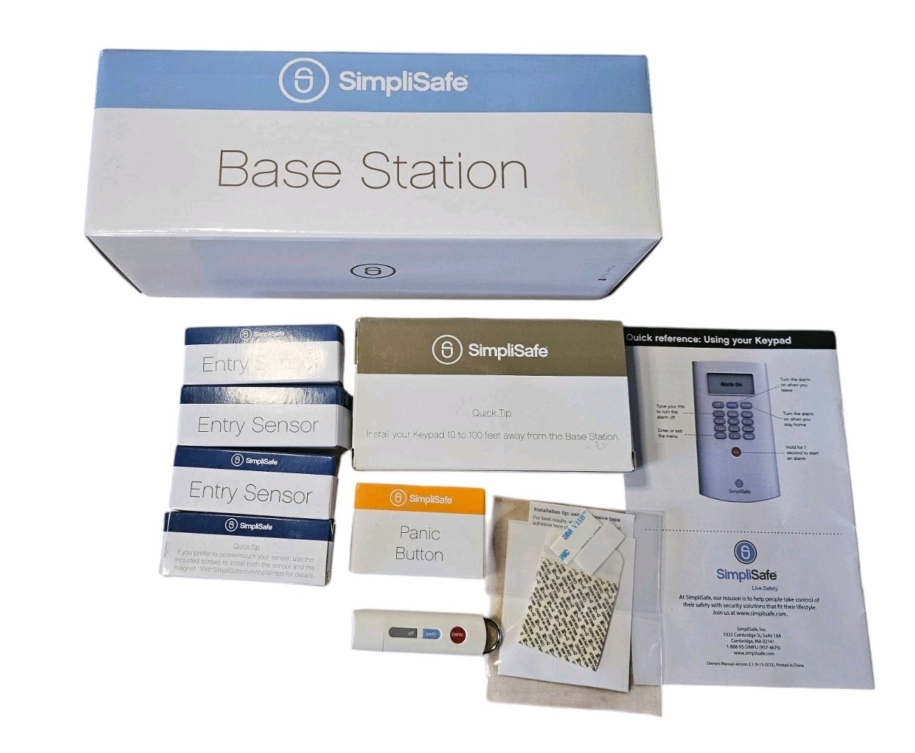 Mid-size Home Alarm New Open Box