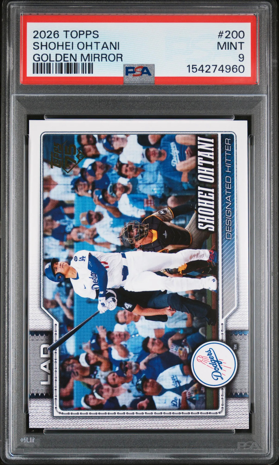2026 Topps Shohei Ohtani #200 Golden Mirror PSA 9