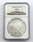 2008-W $1 Silver Eagle NGC MS70