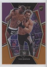 2022 Panini Select WWE Premier Level Purple & Orange Prizm Von Wagner #124 0mm9