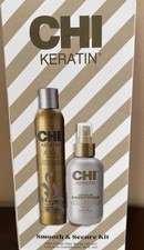 Chi Keratin Hair Spray  Leave In Conditioner Combo Gift Pack