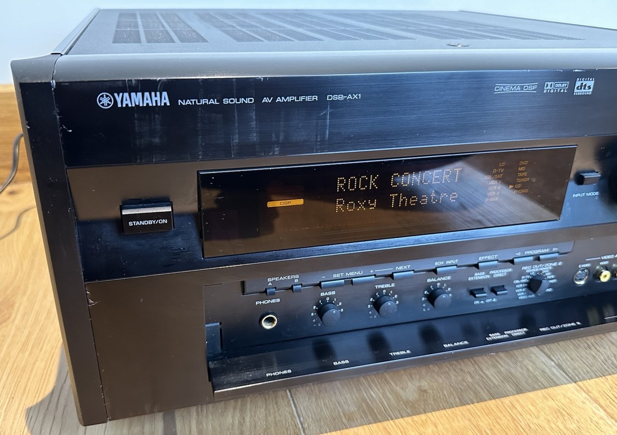 美品 ヤマハ YAMAHA　高級　AVアンプ　 DSP-AX1オーディオ機器 ヤマハ | 1999年 DSP-AX1 - ヤマハフラッグシップAVアンプの系譜