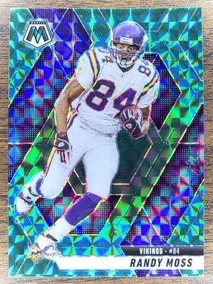 2025 Panini Mosaic #134 Randy Moss Mosaic Green