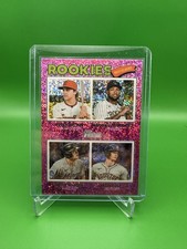 2026 Topps Heritage - Quad Rookies Yanquiel Fernandez, Petey Halpin, Jakob...