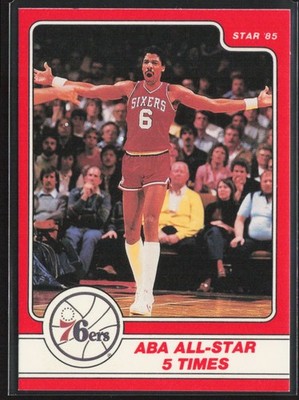 Julius Erving 1984-85 Star Julius Erving #5 Philadelphia 76ers