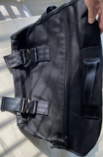DEFY Black Messenger Bag w/ Adjustable Should...