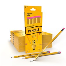 Pre-Sharpened Pencils Bulk, Pencil 2 12 Boxes , Number 2 pencils, School Su...