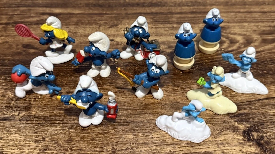 The Smurfs Cartoon & TV Character Action Figures 1970-1979 Time