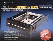 Einfache Interne SATA-Dockingstation für 2 5 HDD/SSD Festplatten von SHARKOON