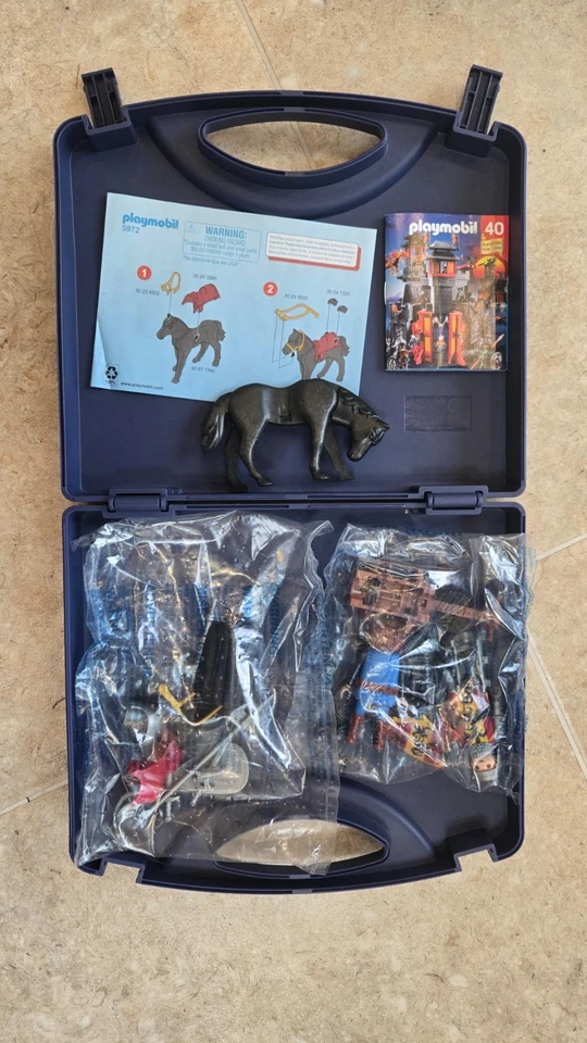 Unopened! Playmobil Knights Set 5972 34 pieces With Case - Image 2 of 4