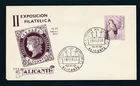 D481680 Spain Commemorative Cover Philatelic Expo Alicante 1966
