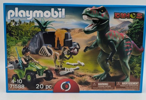 PLAYMOBIL 71588 Dinos T-Rex Angriff Dinosaurier Tyrannosaurus Rex Ranger NEU - Picture 4 of 10