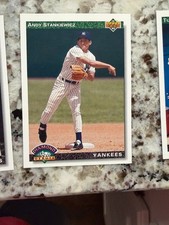 1992 UPPER DECK MLB BASEBALL DIAMOND DEBUTS RC CARD YANKEES ANDY STANKIEWICZ 779