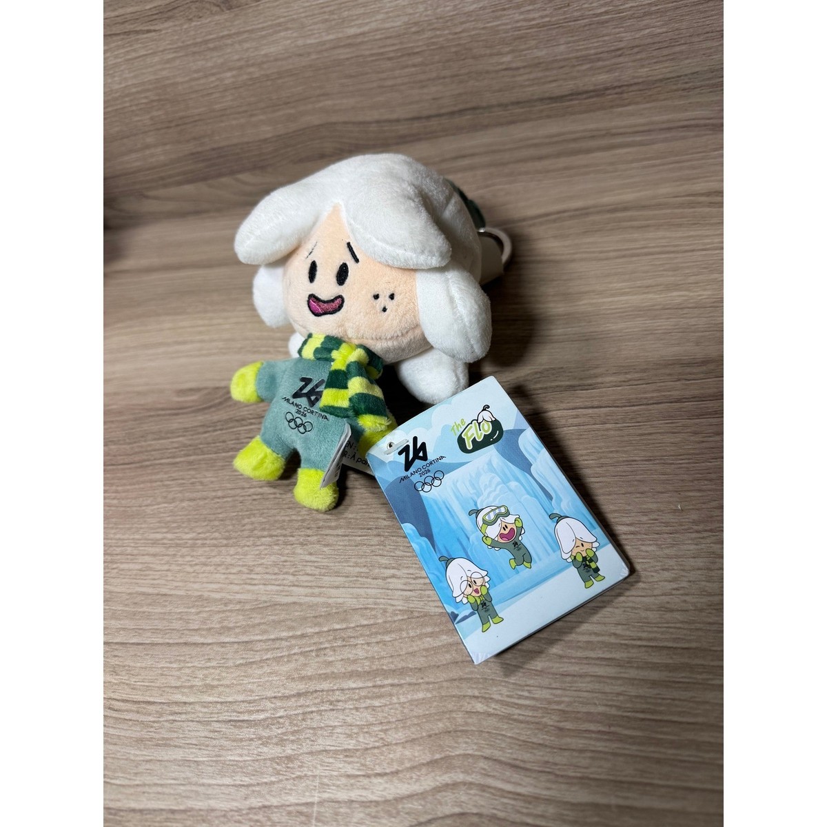 ミラノ・コルティナ2026オリンピック フロー キーホルダー ラストワン‼️ Milano Cortina 2026 Winter Olympics Flo Mascot Plush Keychain