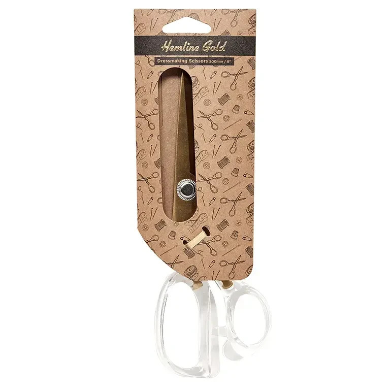 Hemline Gold Dressmaking Scissors - 20cm/8"" - NEW