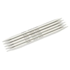 KnitPro Stelo Double-Pointed Needles 6" 15cm Set of 5 Size 0 - 11