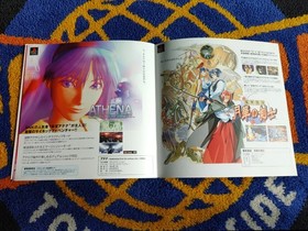 SNK NEO GEO TOKYO GAME SHOW '99 SPRING CATALOG BROCHURE w/Stickers page