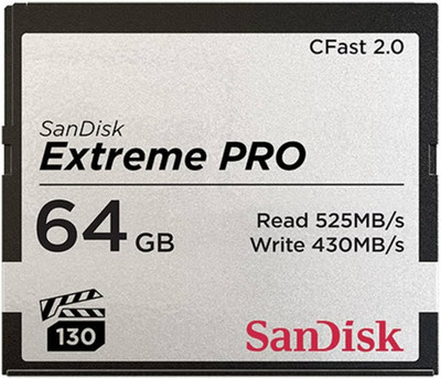 Sandisk Extreme Pro Cfast 2.0 Speicherkarte 64 GB (Für Kameras Und Camcorder, VP