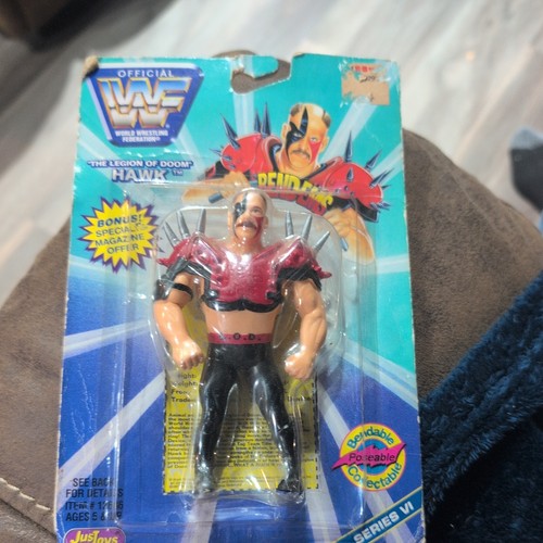 Vintage 1997 WWF The Legion Of Doom HAWK Bend Ems ...
