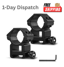 1 Inch Scope Rings 2 Pack High Profile Rifle Scope Mount for Picatinny