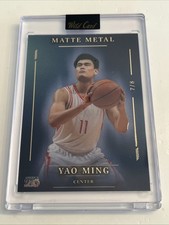 2026 Wild Card Matte Metal Yao Ming /8 Houston Rockets
