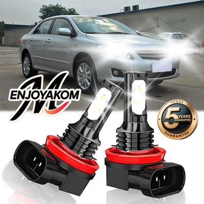 For Toyota Corolla 2009-2018 LED Fog Light Bulb Conversion Kit High Power 2Pcs
