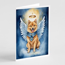 Lot de 8 cartes de voeux finlandais Spitz mon ange trésors de Caroline