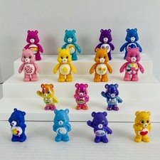 Care Bears Figures Moveable Arms 3" Mixed 2 Lot of 15 Toys