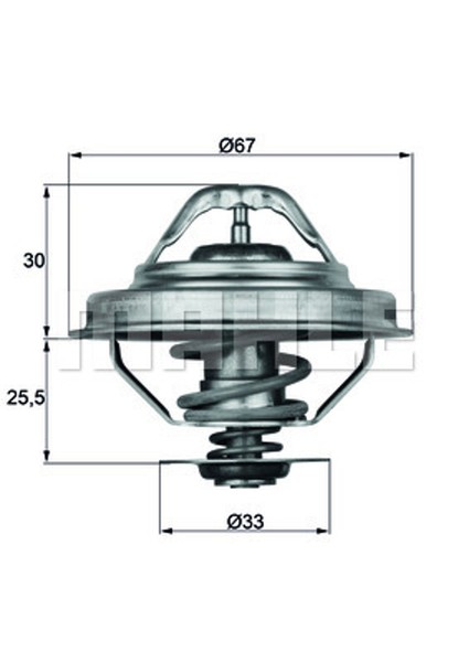 Thermostat KüHlmittel Behr TX 28 92D FüR E36 BMW Z3 E34 E38 E39 E30 E46 3Er 5Er-image