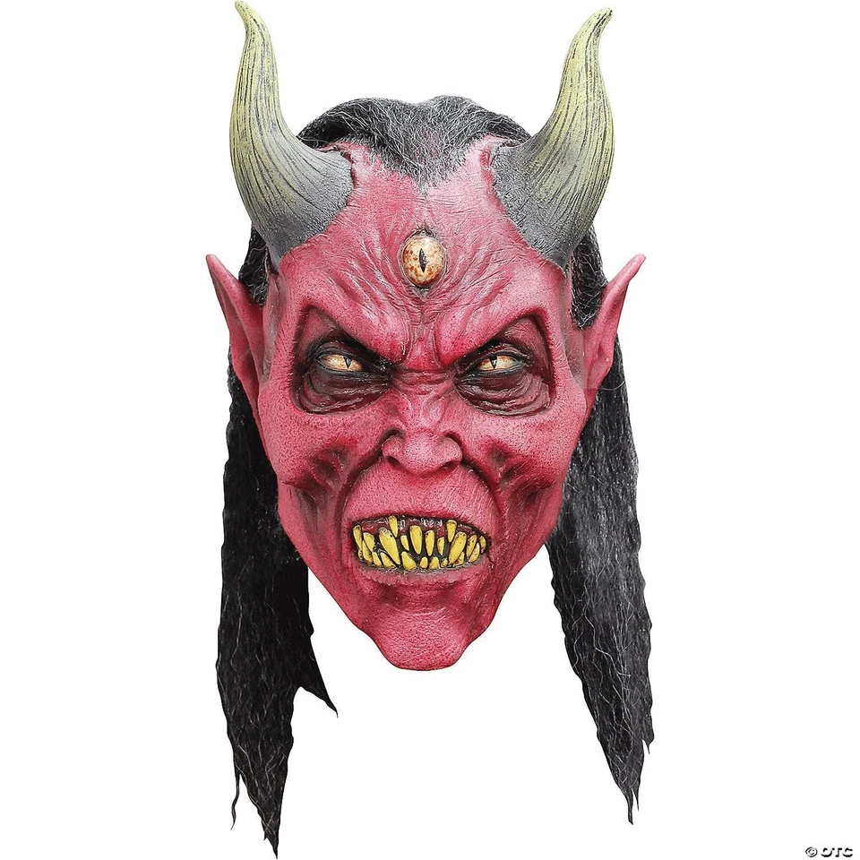 Adults Kali Demon Mask - Scary Halloween Mask Horror Costume Accessory - Image 3 of 4