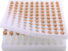 100 Small Glass Bottles with Cork Stoppers,15ml Glass Vials Tiny Jars for Weddin
