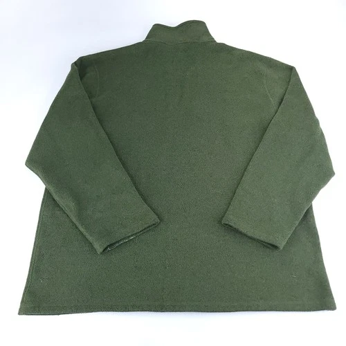The North Face Fleece Pullover Men XL Green Forest Green Quarter Zip Sweater image 11