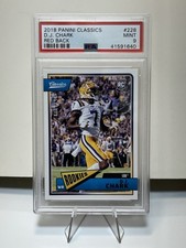 D.J. Chark  2018 Panini Classics RED BACK RC SP 51 /299 #228 PSA 9