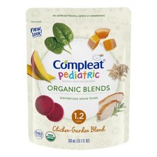 Compleat Pediatric Organic Blends Chicken-Garden 10.1 oz Pouch Ready to Use 1 Ct