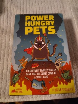 Exploding Kittens Power Hungry Pets 2-6 Players - Ages 7+ - 15 Minutes to Play -