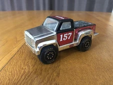 VINTAGE 1979 TONKA SILVER CHROME 6” PICKUP TRUCK #157 USA MADE TOY