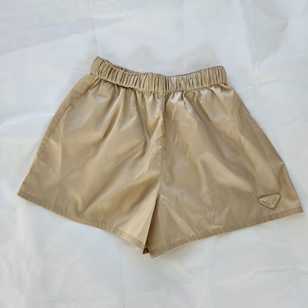 Prada Beige Re-Nylon Shorts | eBay