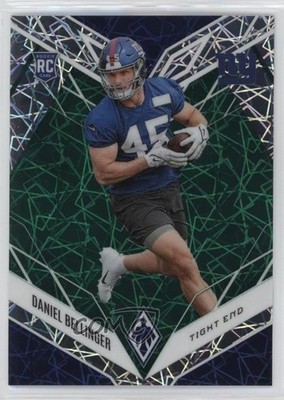2022 Panini Phoenix Rookies Green Lazer 10/25 Daniel Bellinger Rookie RC 0y9y