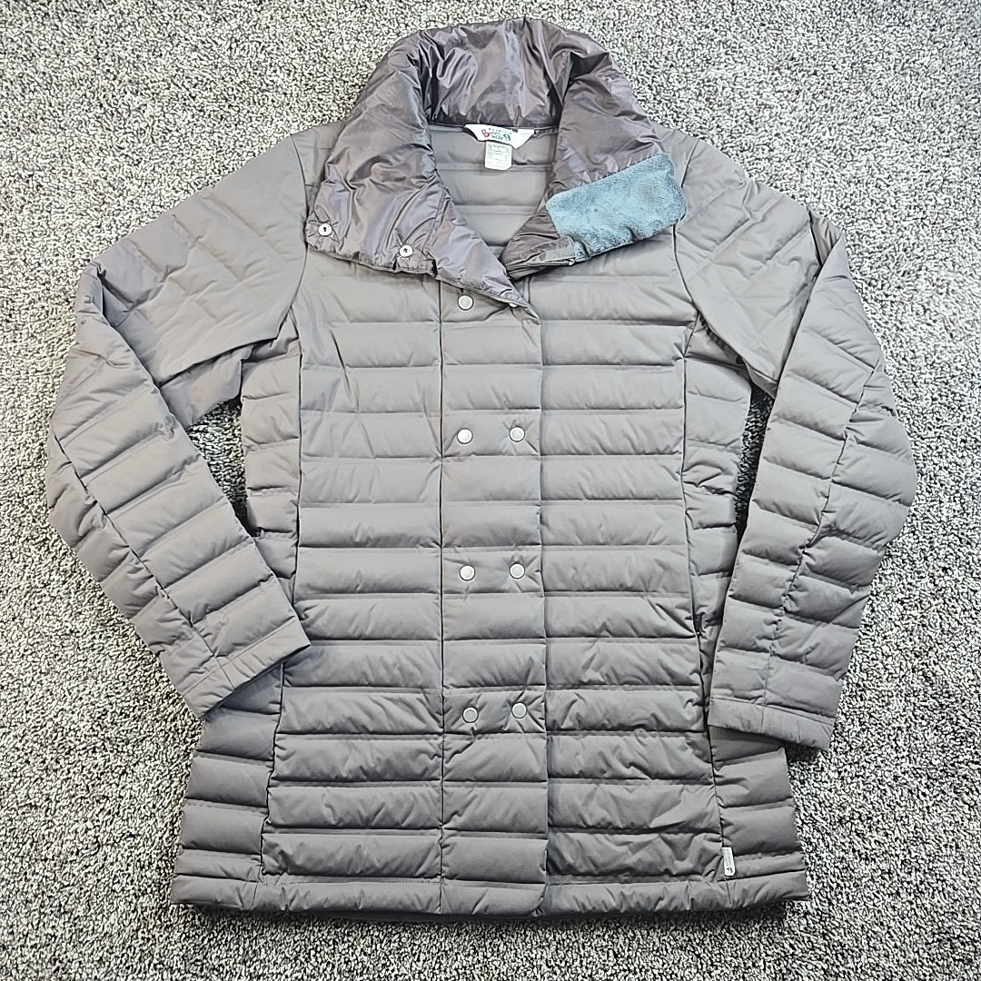 Mountain Hardwear Jacket Womens Medium Purple Super DS StretchDown Parka Coat